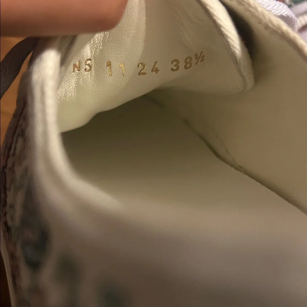 Dior WALK'N'DIOR PLATFORM SNEAKER White Multicolor Embroidered Cotton - Picture 9 of 11
